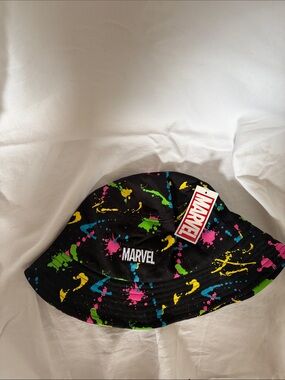 Marvel splatter paint bucket hat